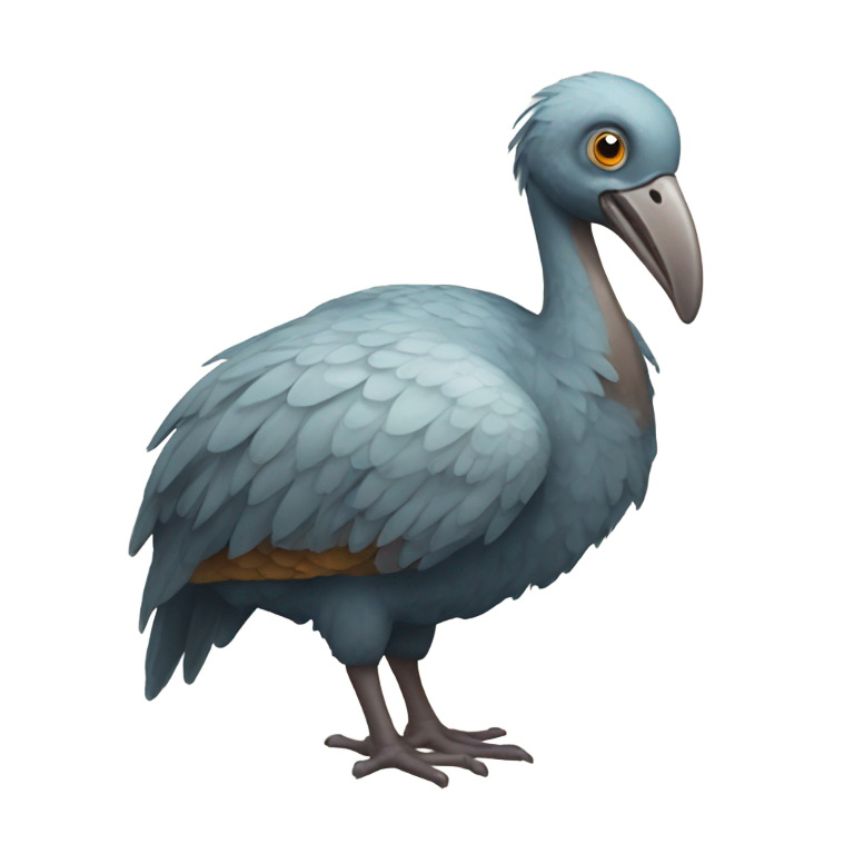 genmoji : Un dodo mort