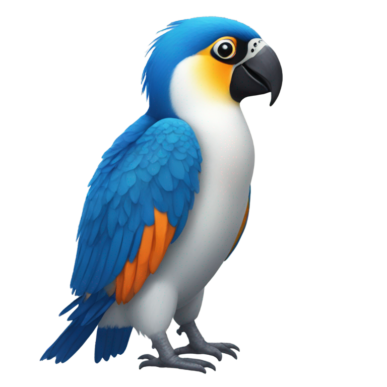 絵文字：ペンギンとマカオのハイブリッド