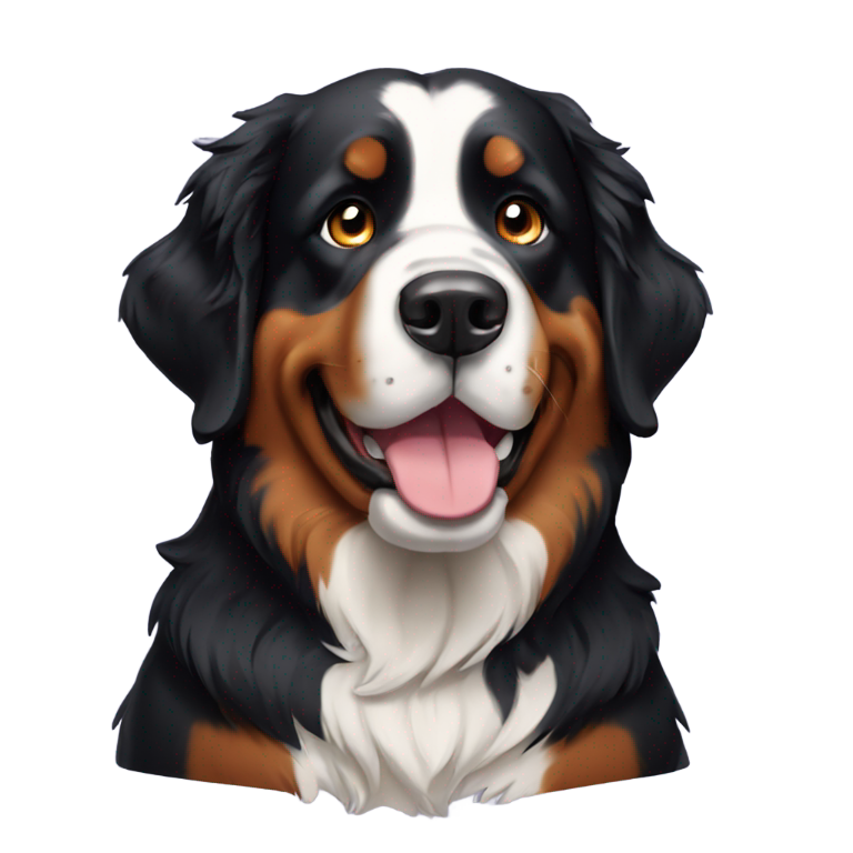 genmoji：伯恩山犬