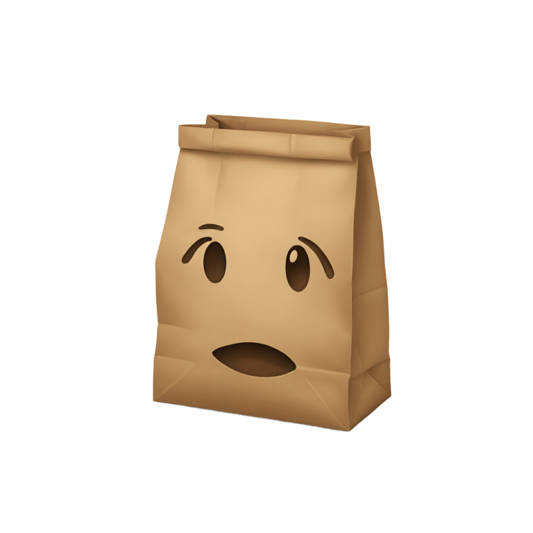 genmoji：棕色纸袋
