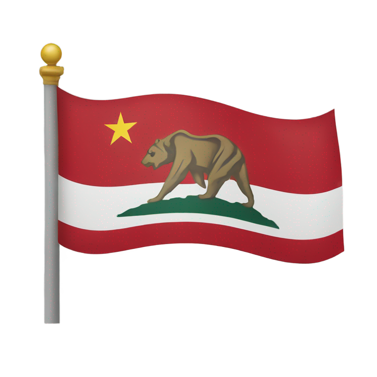 絵文字：カリフォルニア州旗
