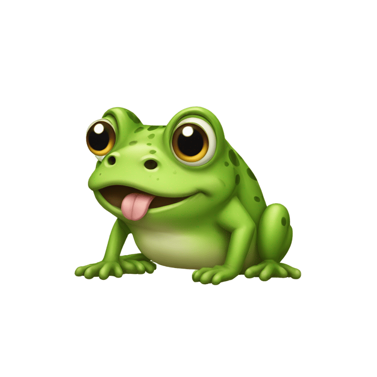 genmoji : dog frog