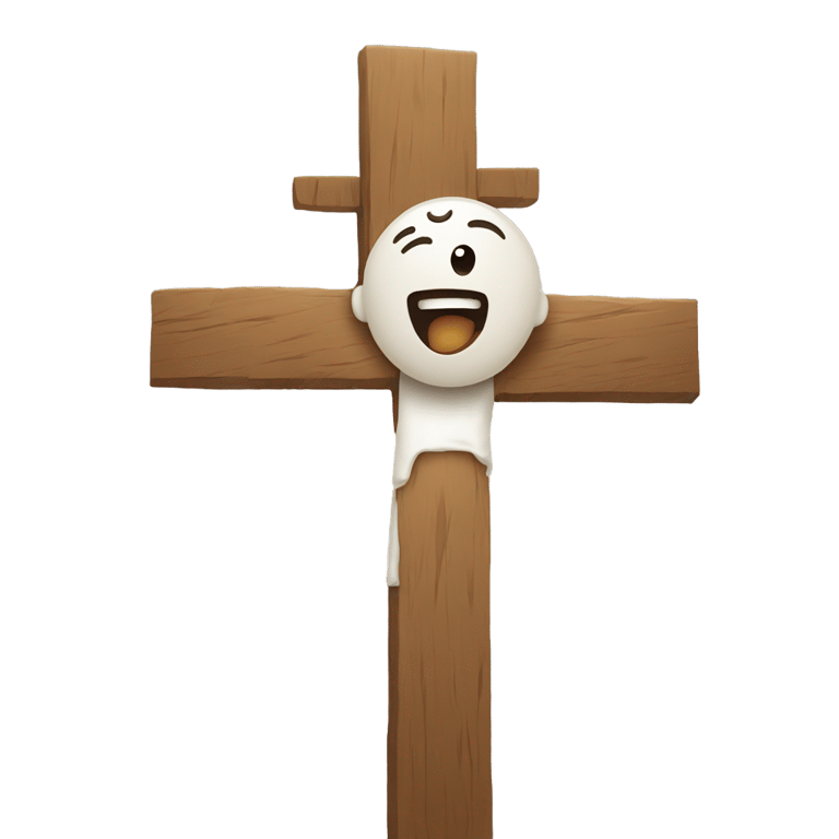 genmoji : An emoji of a person making the sign of the cross in disbelief, based on 🤦‍♂️, with a shocked expression.