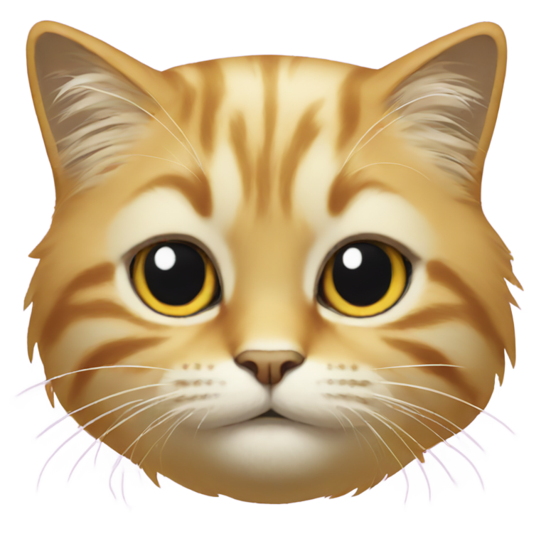 絵文字：トランプ猫