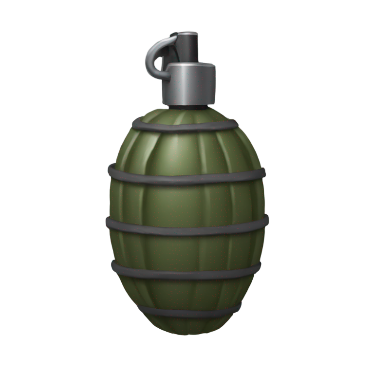 genmoji：Faceless grenade