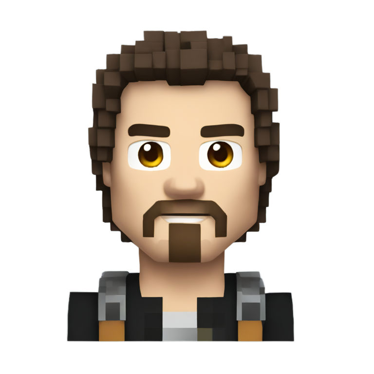 絵文字：マインクラフトのスティーブ役のジャック・ブラック