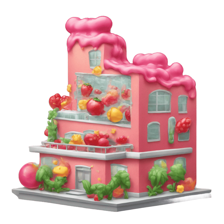 genmoji : gummy factory in Beverly hills
