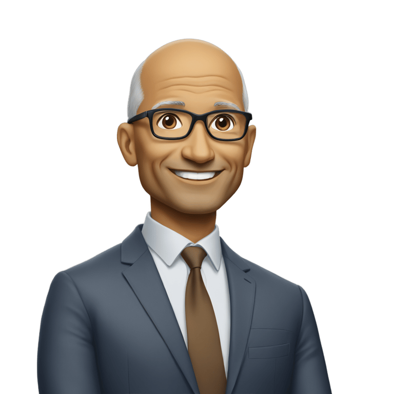 genmoji: satya nadella