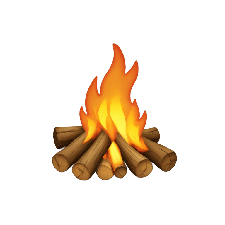 genmoji：野营篝火