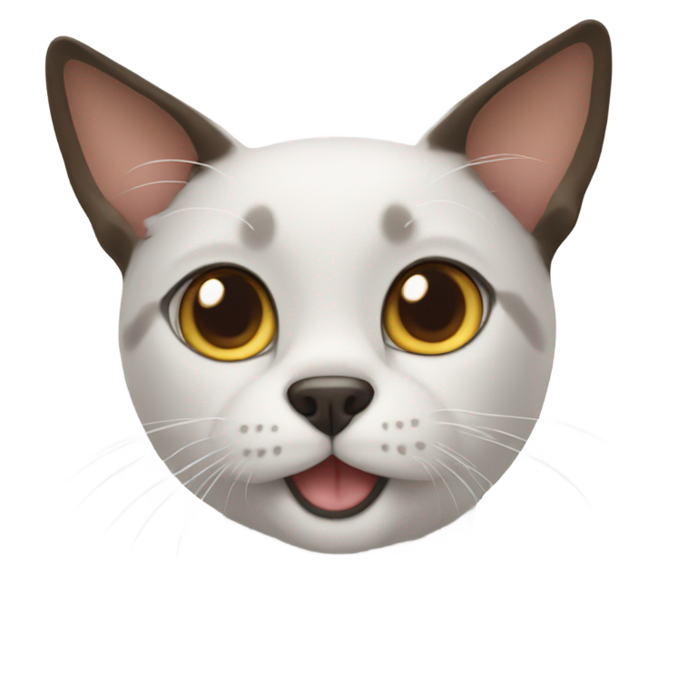 genmoji: Cat like a dog