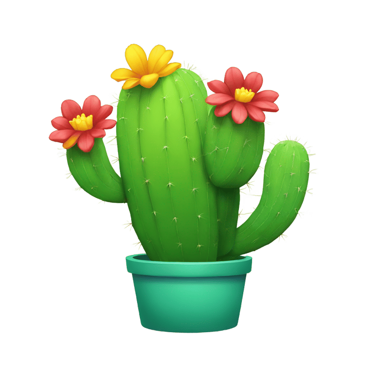 genmoji：彩虹仙人掌