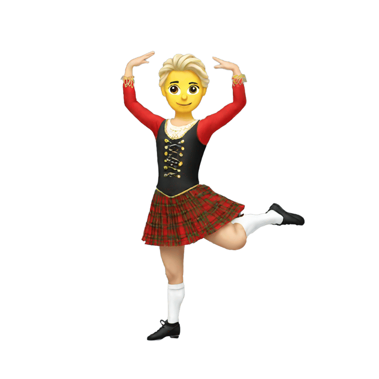絵文字：highland dancer