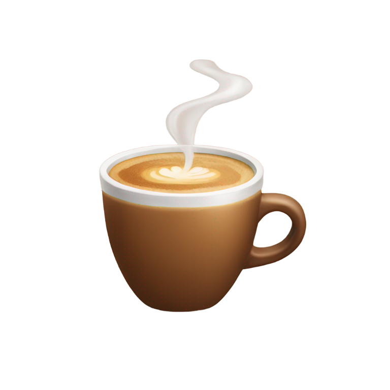 genmoji: aesthetic coffee