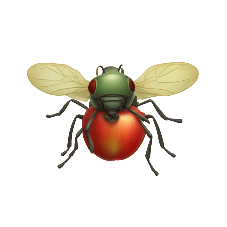 genmoji: fly apple