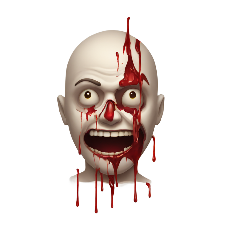 genmoji：死人脸带血