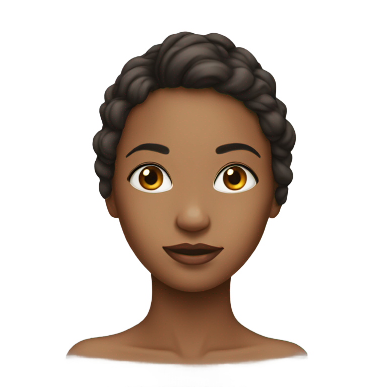 genmoji：脸上没穿衣服的辣妹