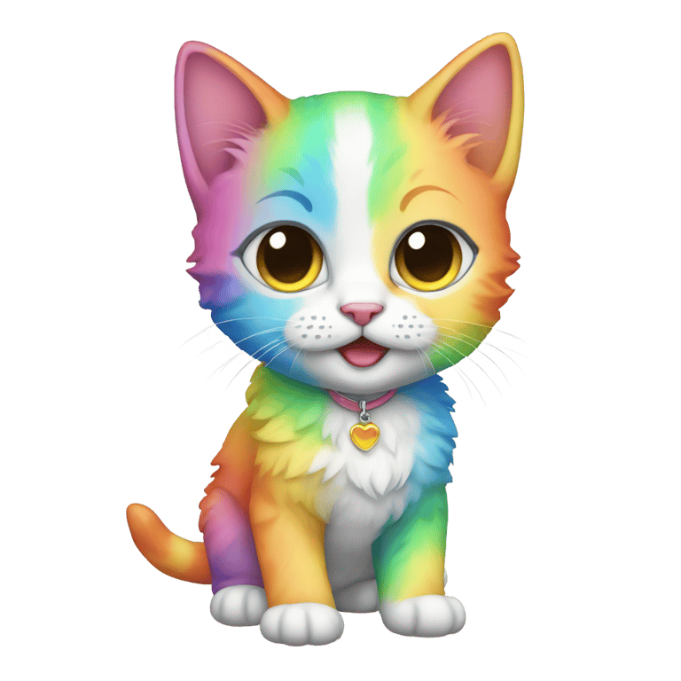genmoji：彩虹小猫全套装