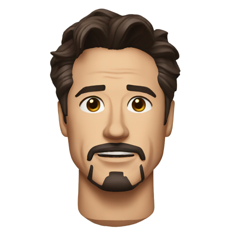 絵文字：トニー・スターク