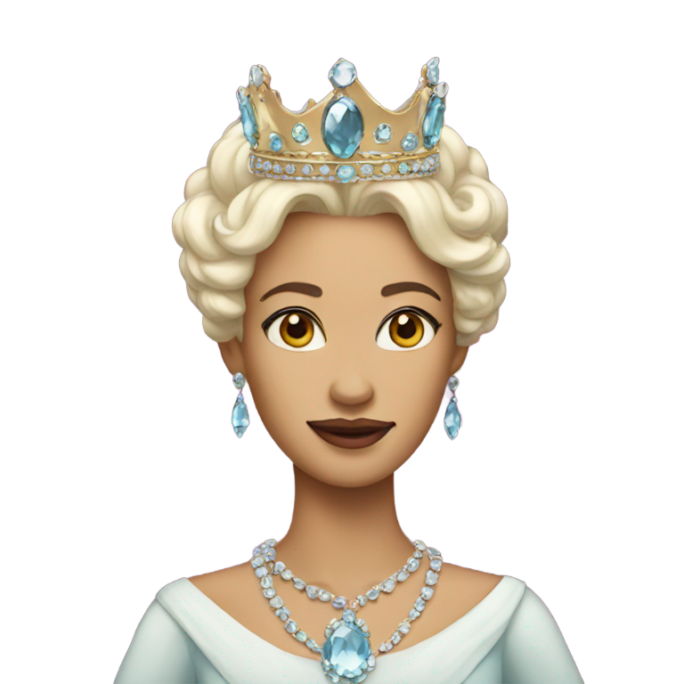 genmoji: a queen in gems
