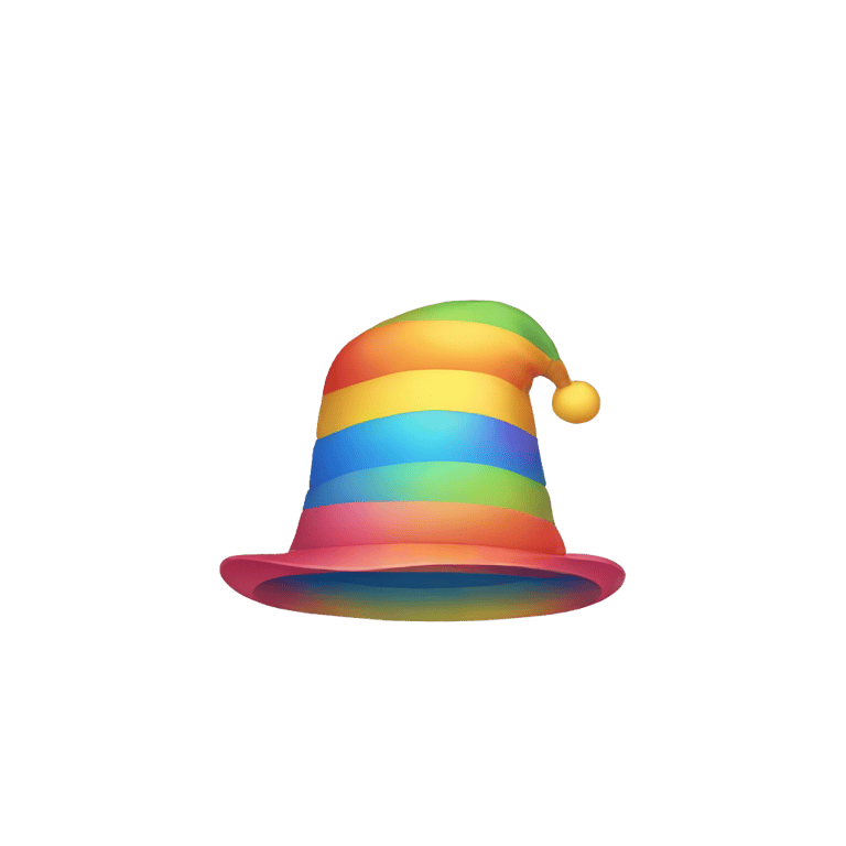 genmoji：rainbow Hat with bow