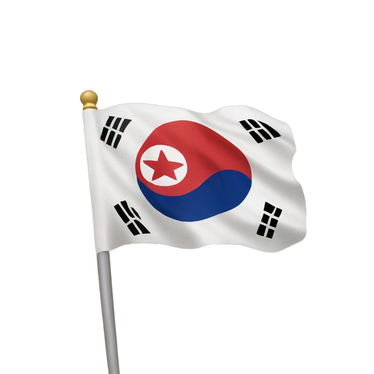 絵文字：韓国の旗はただの旗であり、それ以外のものではありません。