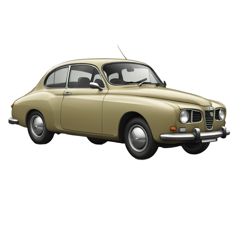 genmoji：saab 96
