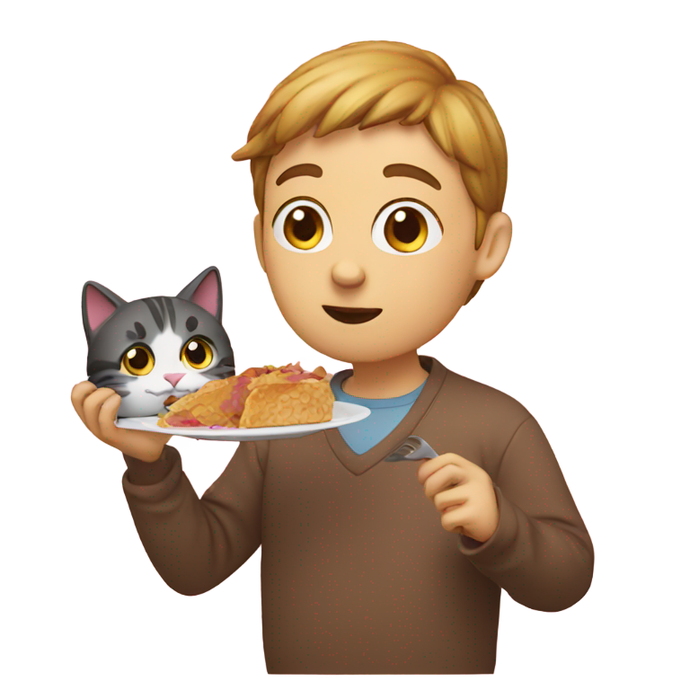 genmoji：吃猫