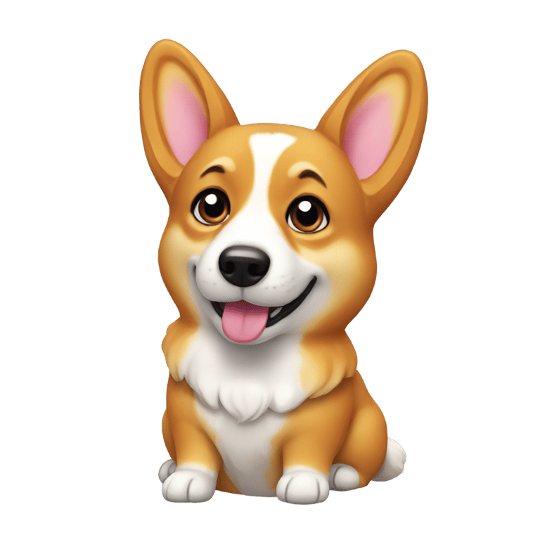 絵文字：Gummy corgi