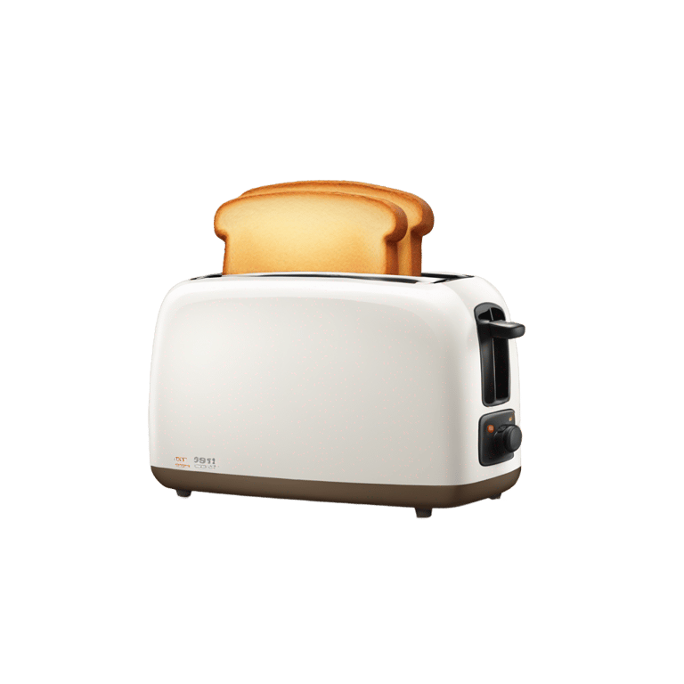 prompt: toaster emoji without toast empty toaster