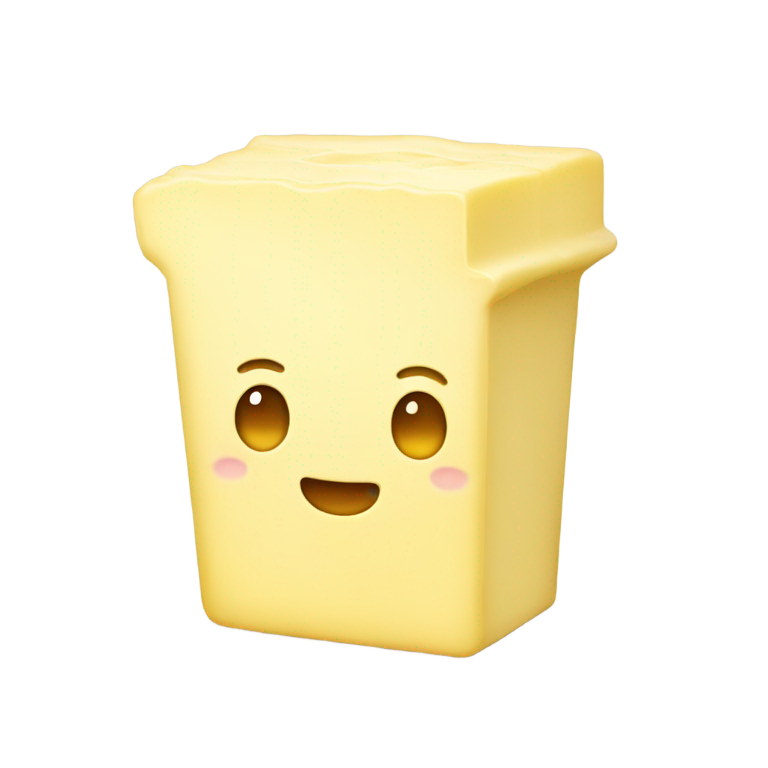 genmoji: Butter in milk