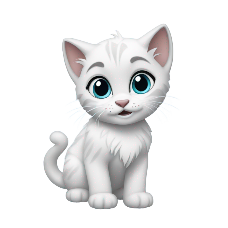 genmoji：冰雪奇缘艾尔莎小猫