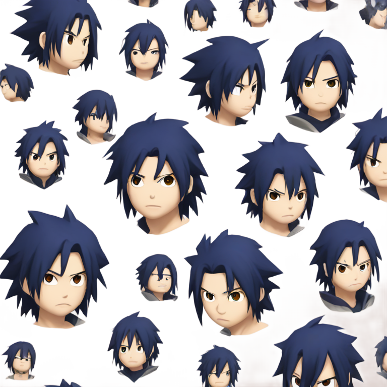 genmoji：宇智波佐助