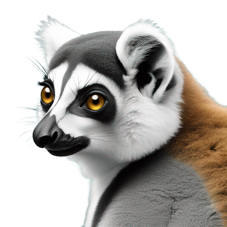 genmoji: Big ass lemur