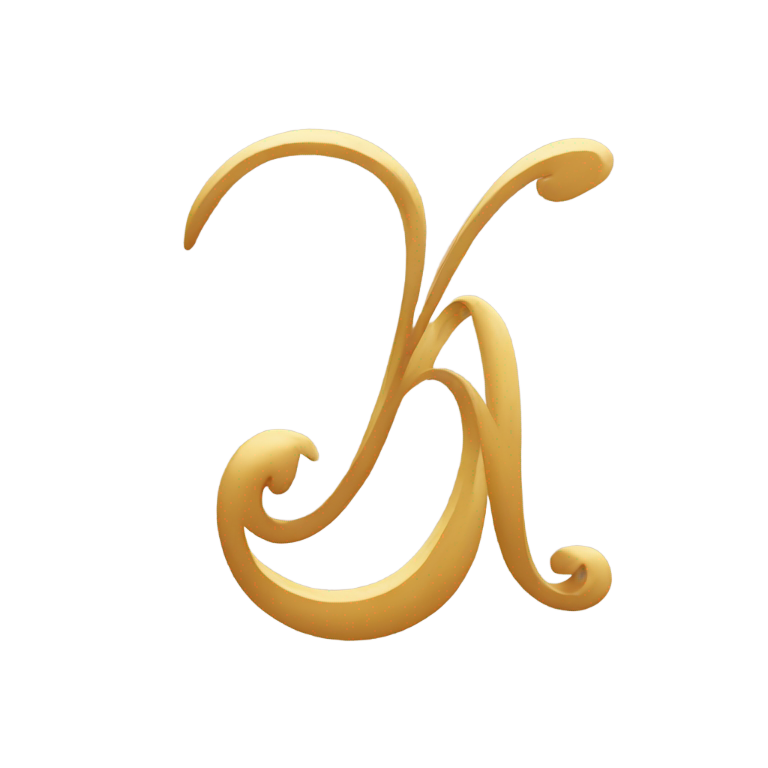 絵文字：筆記体文字の「n」