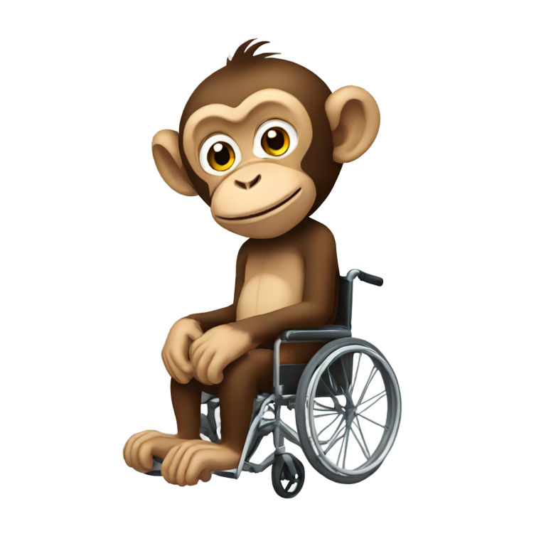 genmoji: Disabled monkey