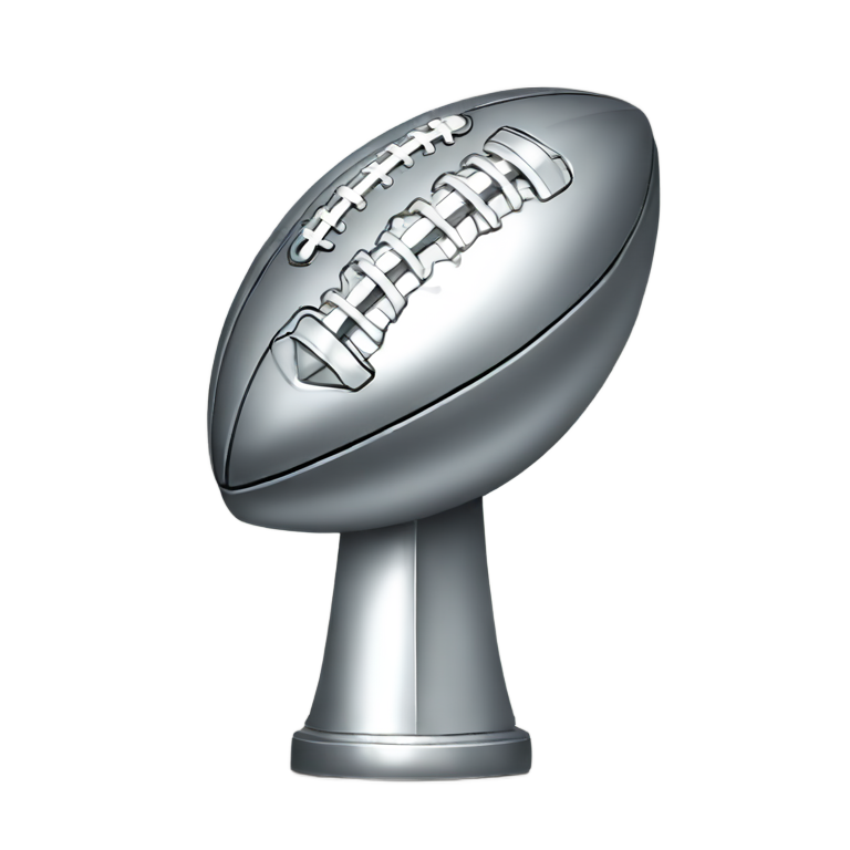 genmoji: Silver Super Bowl Trophy