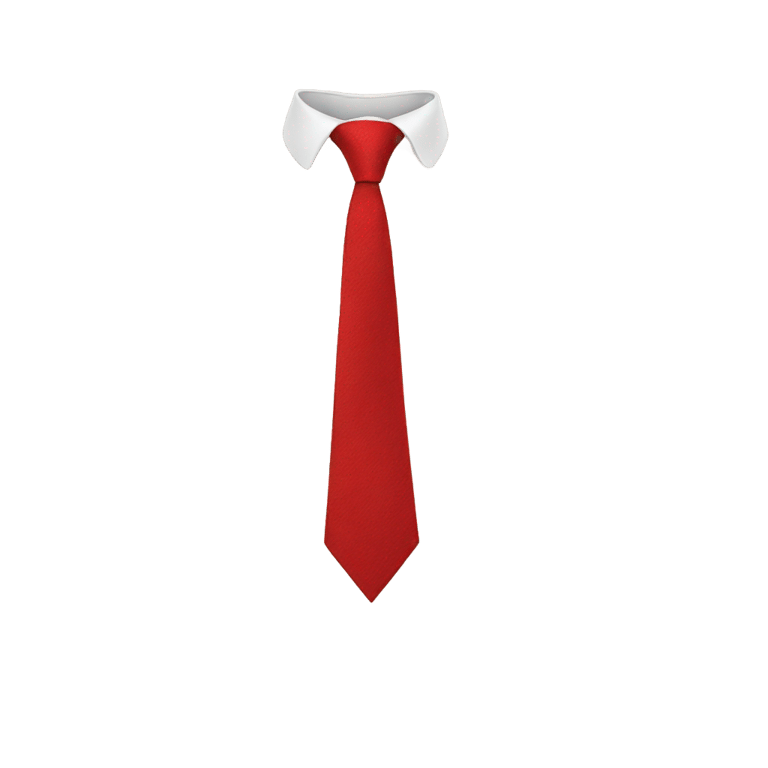 genmoji : red tie