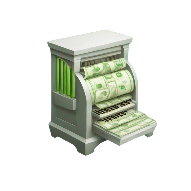 genmoji：心脏被金钱覆盖