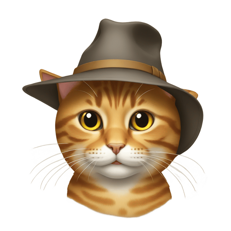 genmoji: hat cat