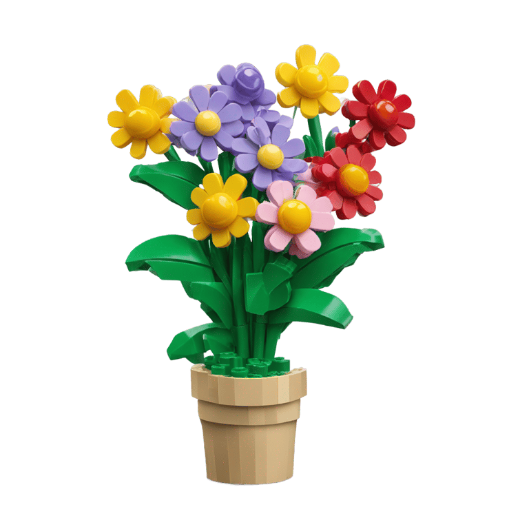 genmoji：乐高花束