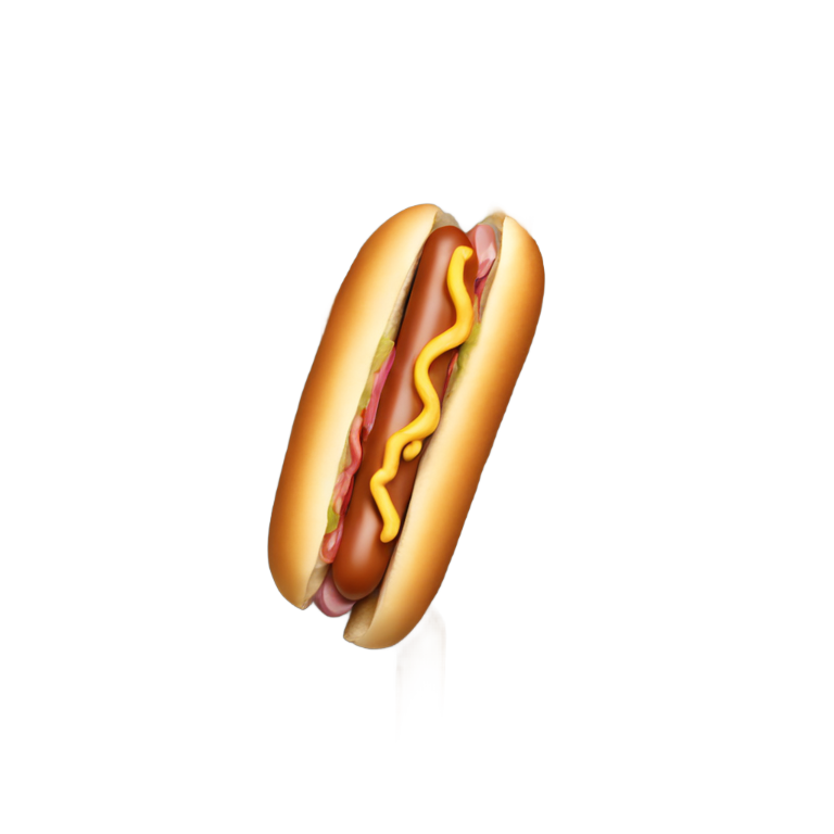 genmoji: Big Dite Hot Dog