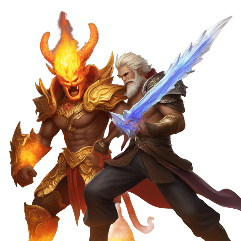 genmoji：Final fantasy ifrit vs Odin