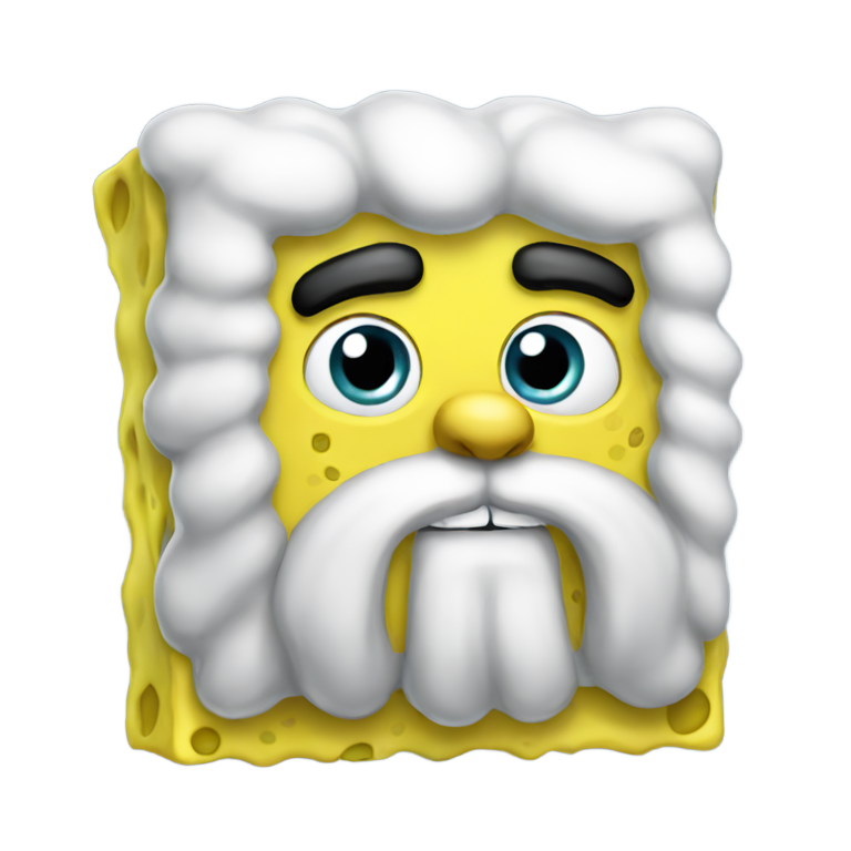 genmoji : Bob l'éponge en persan