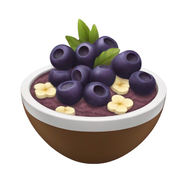 genmoji：阿萨伊碗