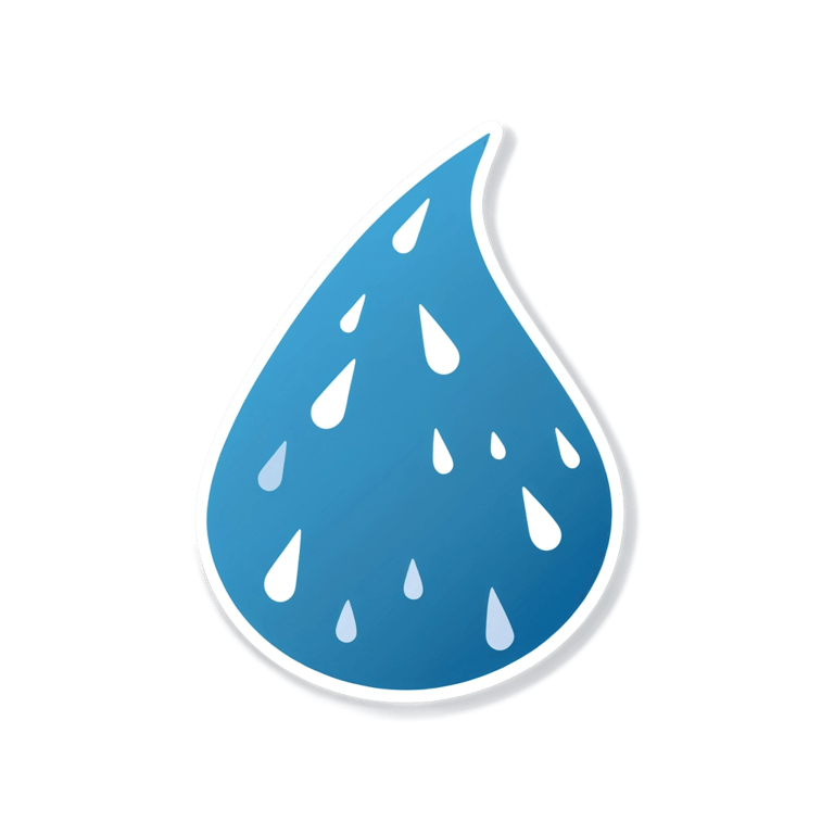 絵文字：雨滴