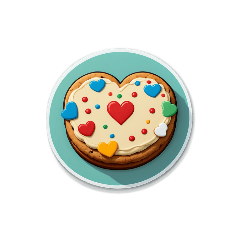 genmoji: e.g a heart and a cookie
