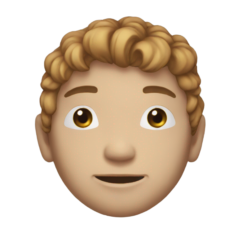 genmoji: 😭 but red