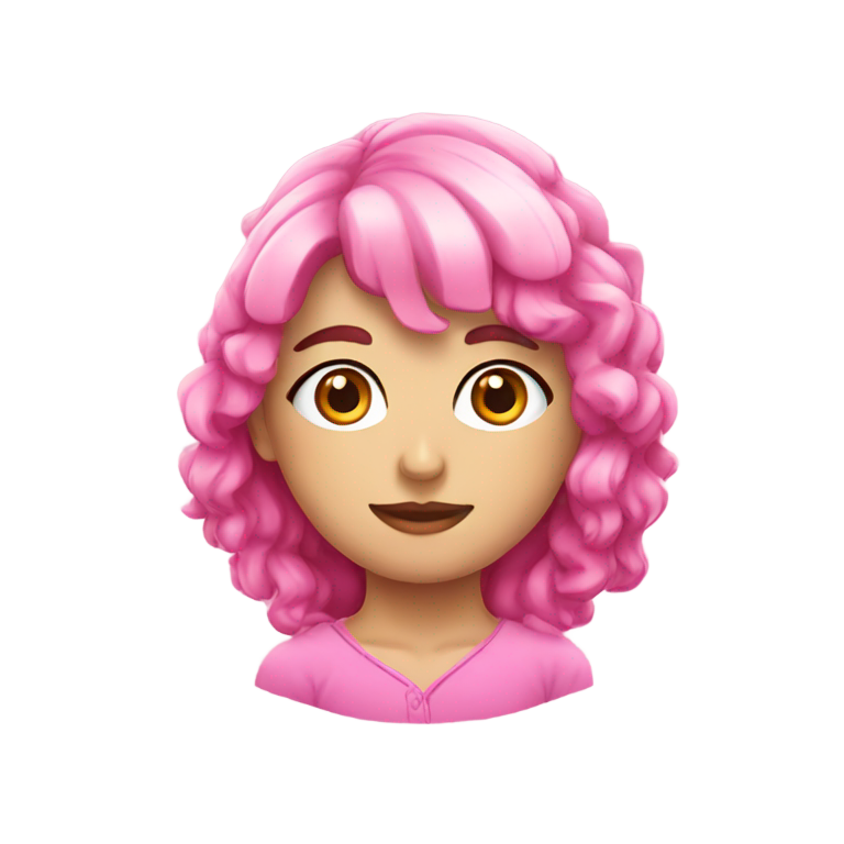 genmoji : Lazo rosa