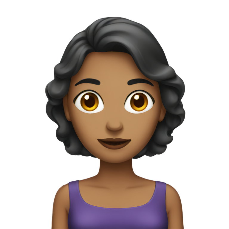 genmoji：一位穿着长袍的女性
