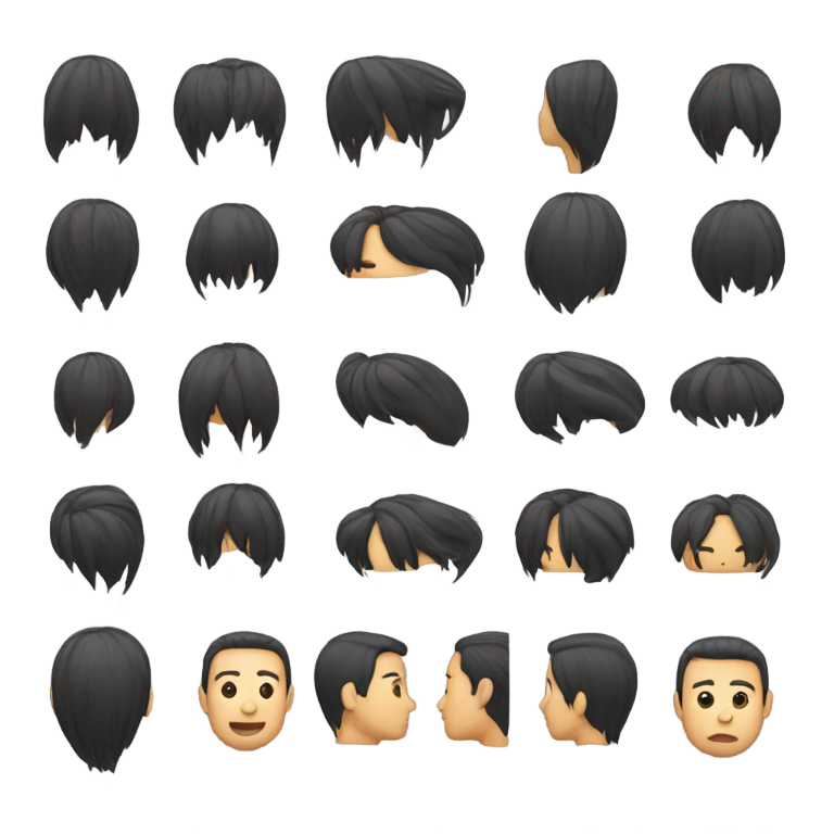 genmoji：hair follicle withers